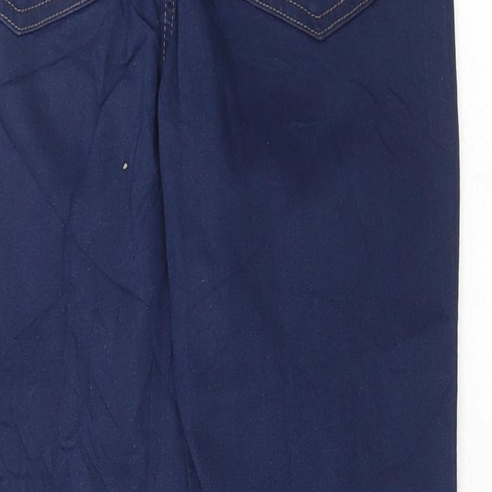 Marks and Spencer Womens Blue Cotton Jegging Jeans Size 12 L27 in Regular