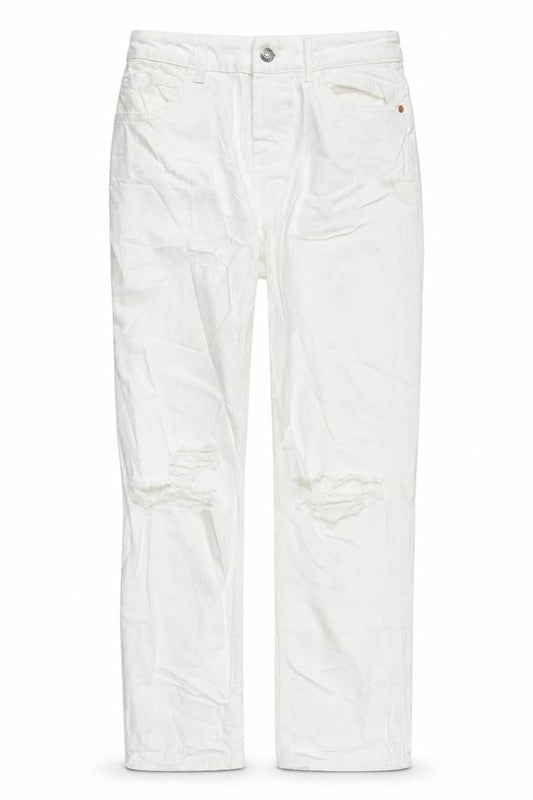 Zara Womens White Cotton Skinny Jeans Size 6 L26 in Regular Button