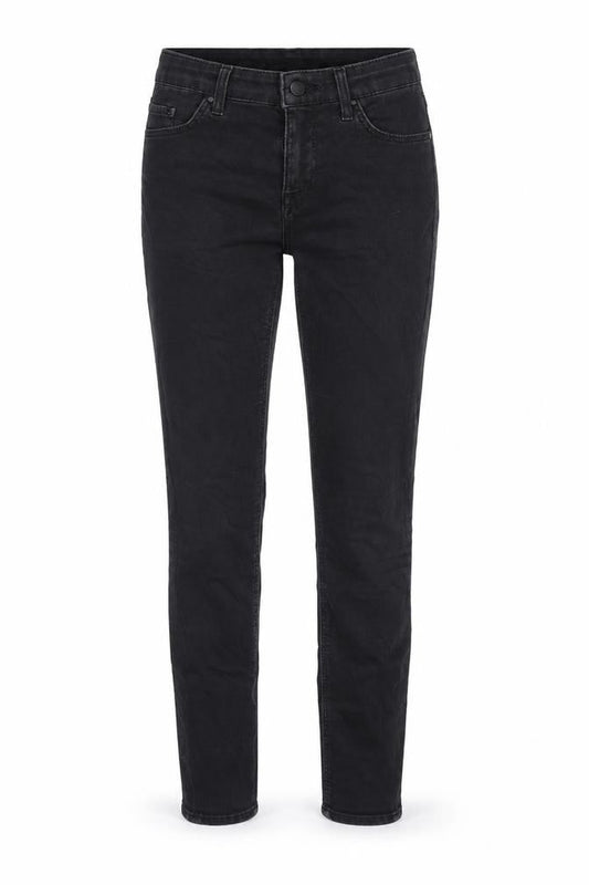 Topshop Womens Black Cotton Skinny Jeans Size 26 in L32 in Regular Zip
