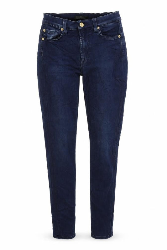 Womens Blue Cotton Skinny Jeans Size 26 in L29.5 in Regular Zip