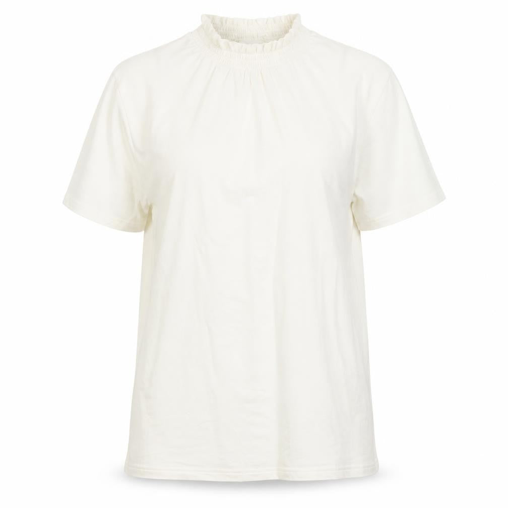 Damart Womens Ivory Viscose Basic T-Shirt Size 10 Halter