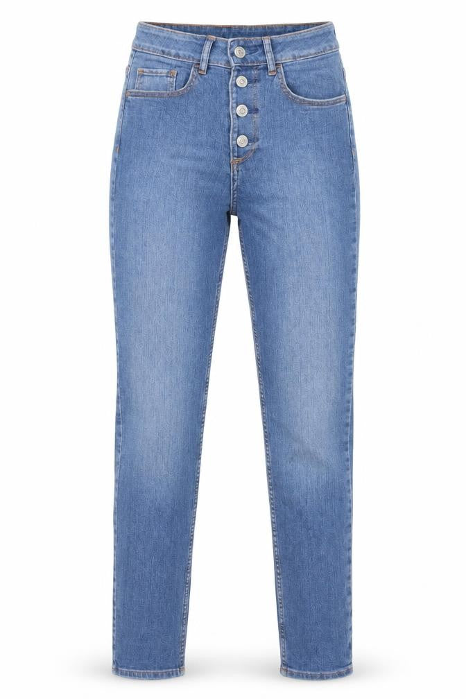 H&M Womens Blue Cotton Skinny Jeans Size 25 in L28 in Regular Button