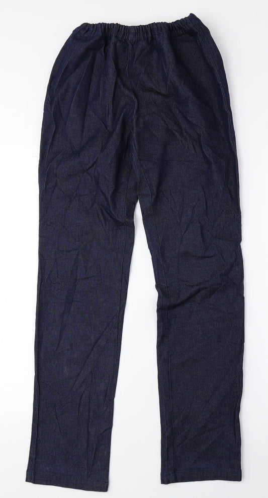 Preworn Womens Blue Cotton Tapered Jeans Size XL L29.5 in Regular