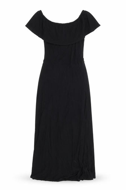 Capsule Womens Black Polyester Maxi Size S Off the Shoulder Pullover