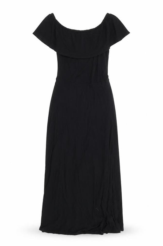 Capsule Womens Black Polyester Maxi Size S Off the Shoulder Pullover