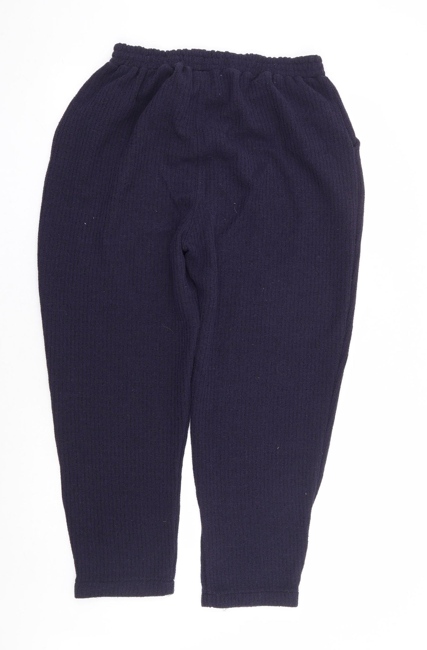 Berkertex Womens Blue Polyester Sweatpants Trousers Size 14 L26 in Regular