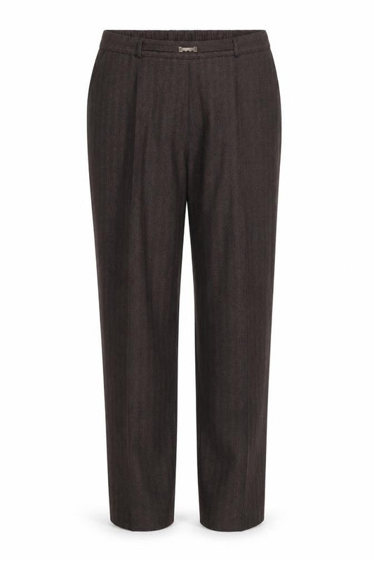 Preworn Womens Brown Polyester Trousers Size 36 in L27 in Regular