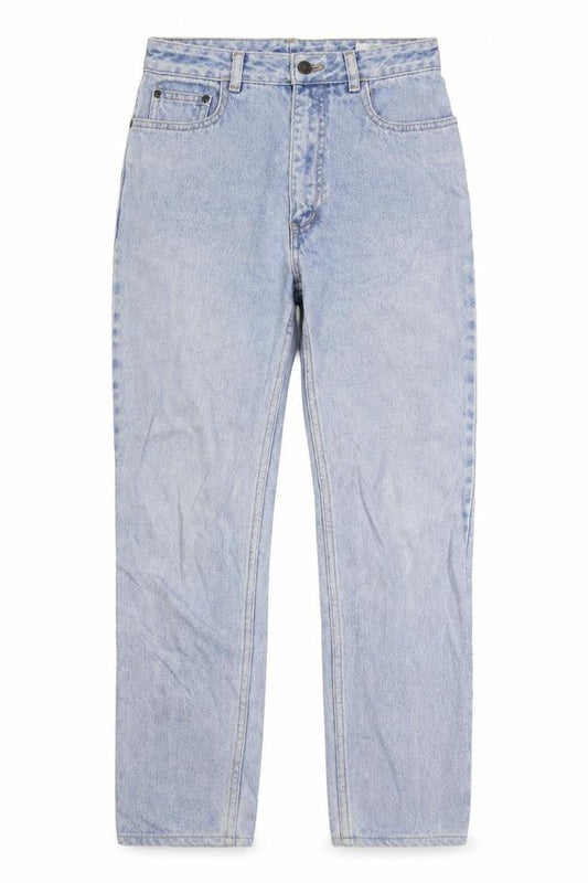 Texwood Womens Blue Cotton Straight Jeans Size 26 in L26 in Regular Zip