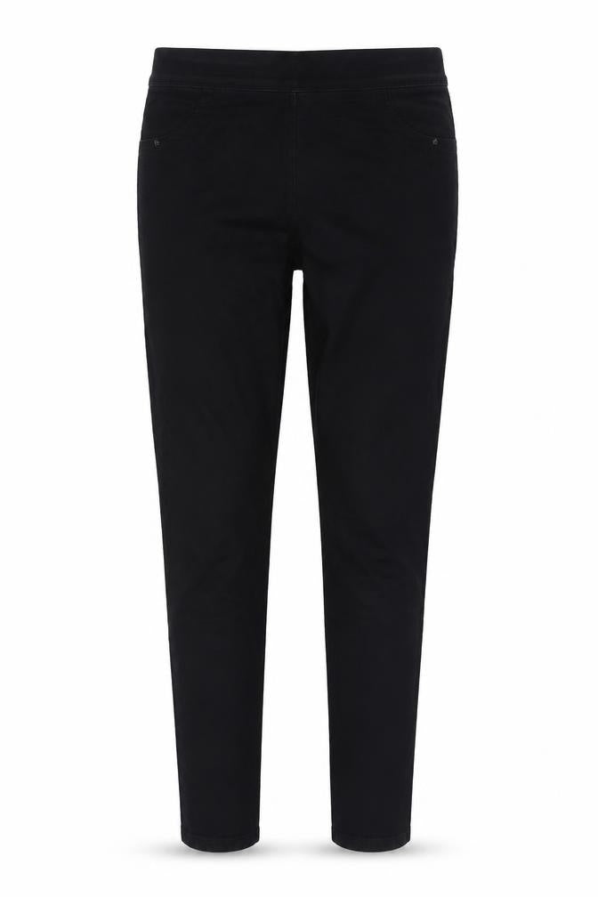 Denim & Co. Womens Black Cotton Jegging Jeans Size 8 L28 in Regular Zip