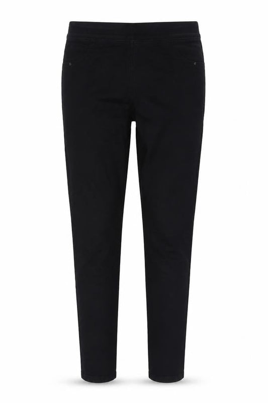 Denim & Co. Womens Black Cotton Jegging Jeans Size 8 L28 in Regular Zip