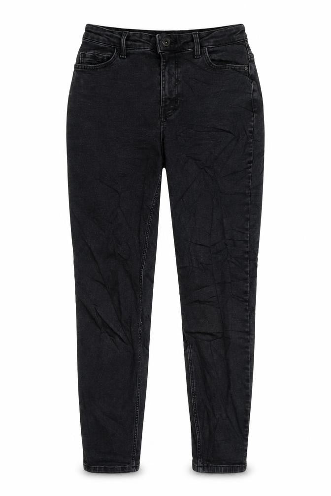 Pieces Womens Black Cotton Skinny Jeans Size M L27 in Regular Zip