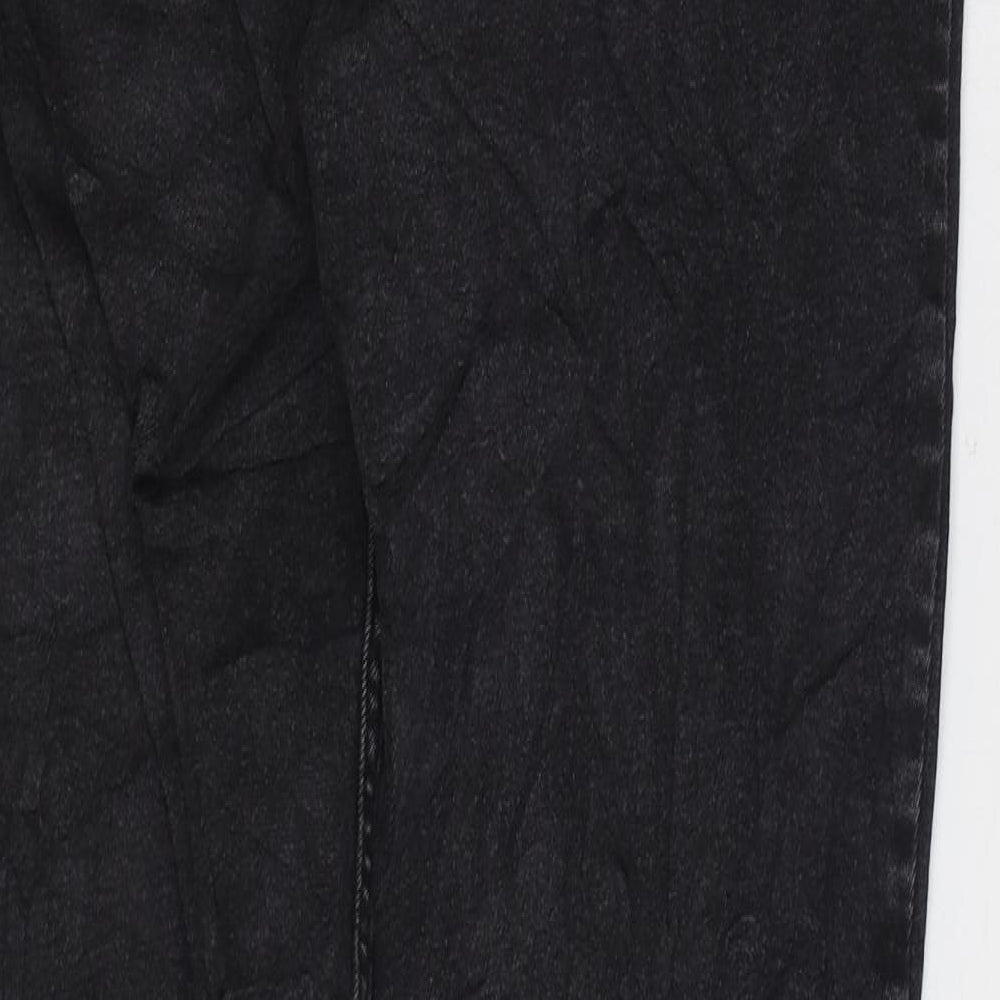 Pieces Womens Black Cotton Skinny Jeans Size M L27 in Regular Zip