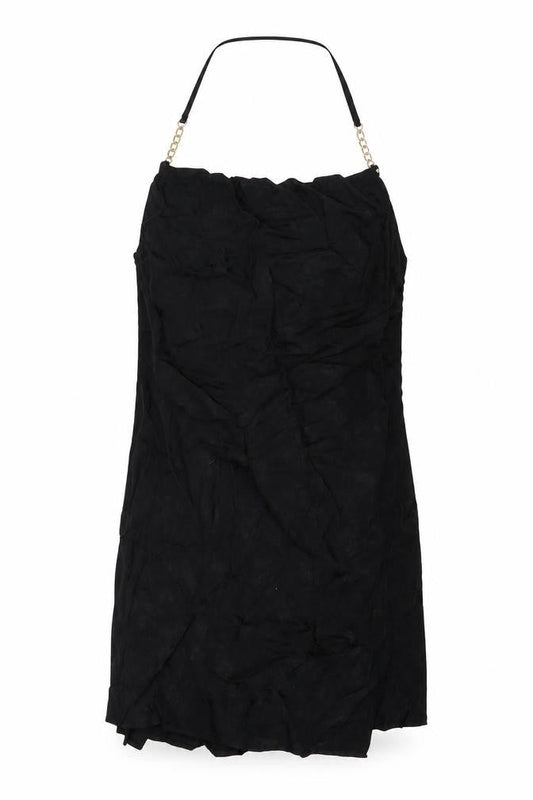 Zara Womens Black Floral Viscose Shift Size XS Square Neck Pullover