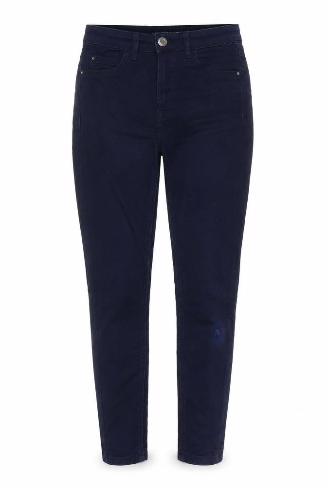 Marks & Spencer Womens Blue Cotton Jegging Jeans Size 8 L29.5 in Regular Zip