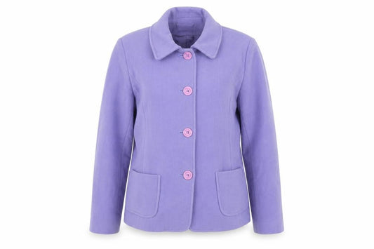 Charles Gray London Womens Purple Jacket Size 12 Button