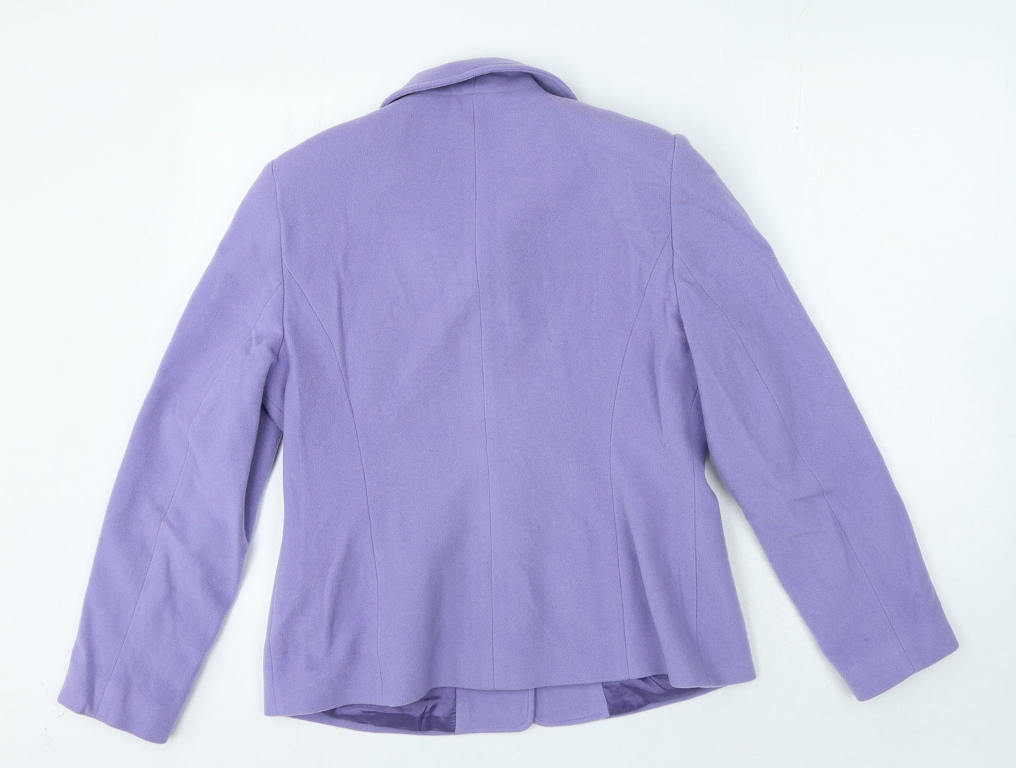 Charles Gray London Womens Purple Jacket Size 12 Button