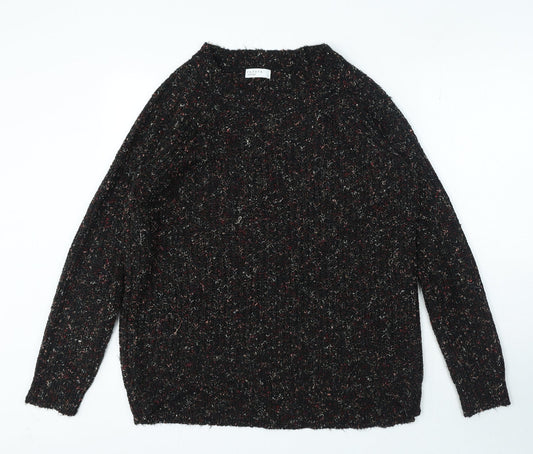 Papaya Womens Multicoloured Mock Neck Polyester Pullover Jumper Size L