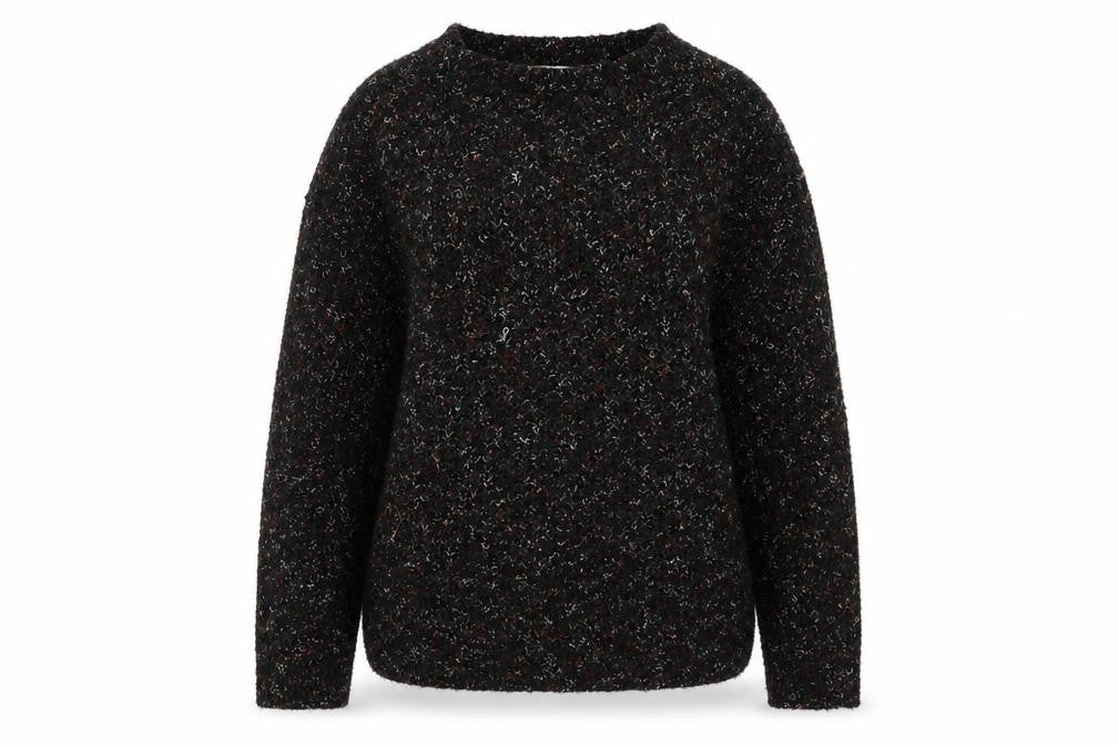 Papaya Womens Multicoloured Mock Neck Polyester Pullover Jumper Size L