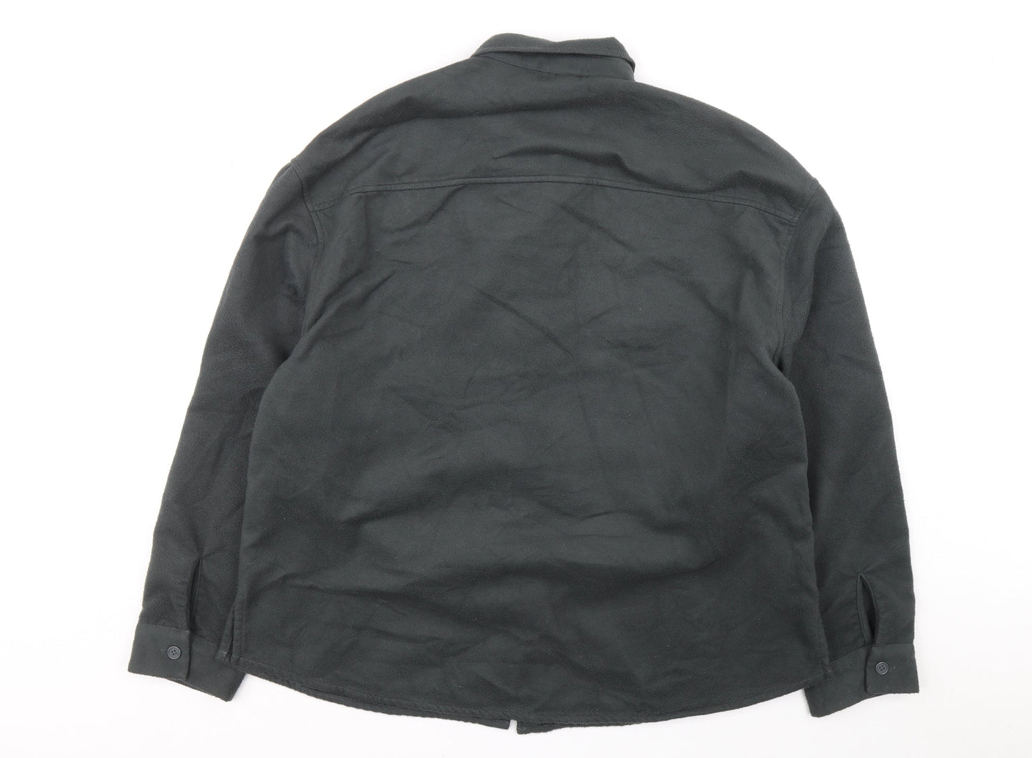 COLLUSION Womens Grey Jacket Size 8 Button