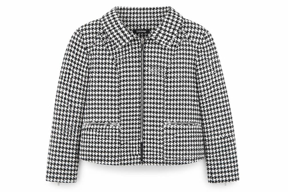 kaladescope Womens White Geometric Jacket Size 18 Zip