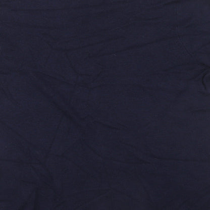 Classics Womens Blue Round Neck Polyamide Pullover Jumper Size 16