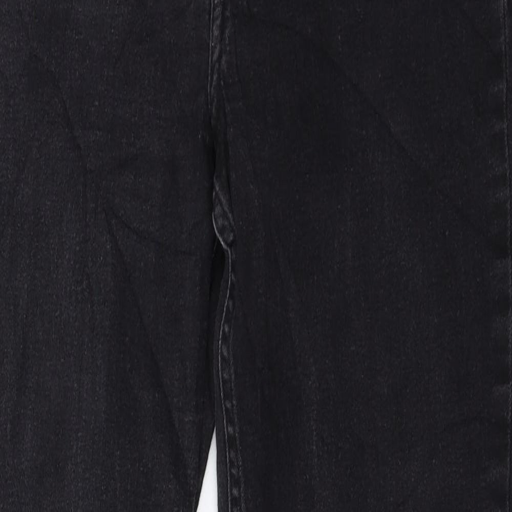 H&M Womens Black Cotton Skinny Jeans Size 30 in L26 in Regular Zip