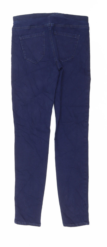 ESMARA Womens Blue Cotton Jegging Jeans Size 31 in L30 in Regular Drawstring
