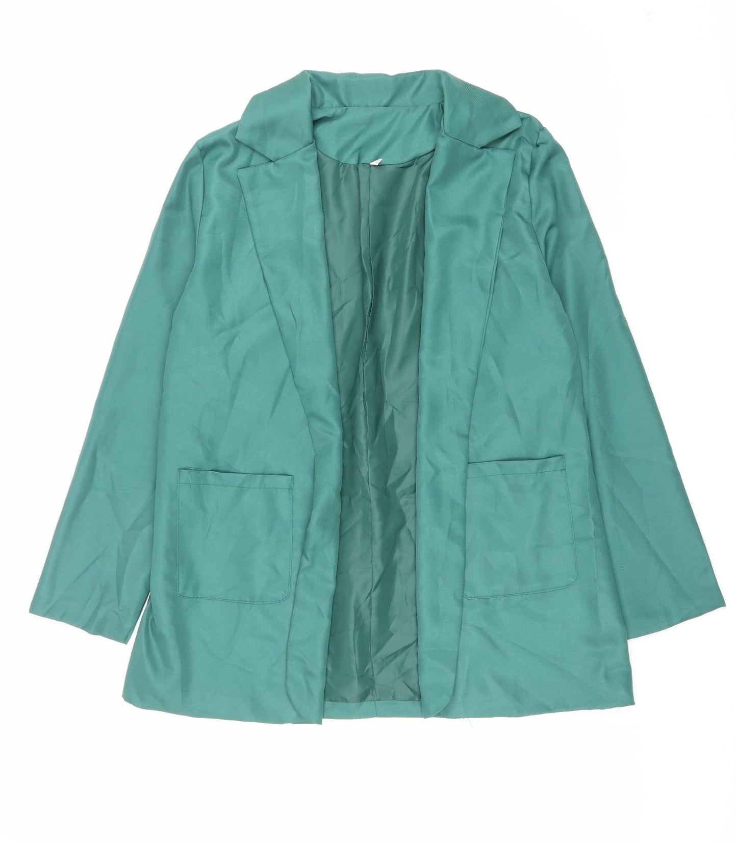 Preworn Womens Green Jacket Size XL Tie