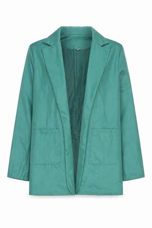 Preworn Womens Green Jacket Size XL Tie