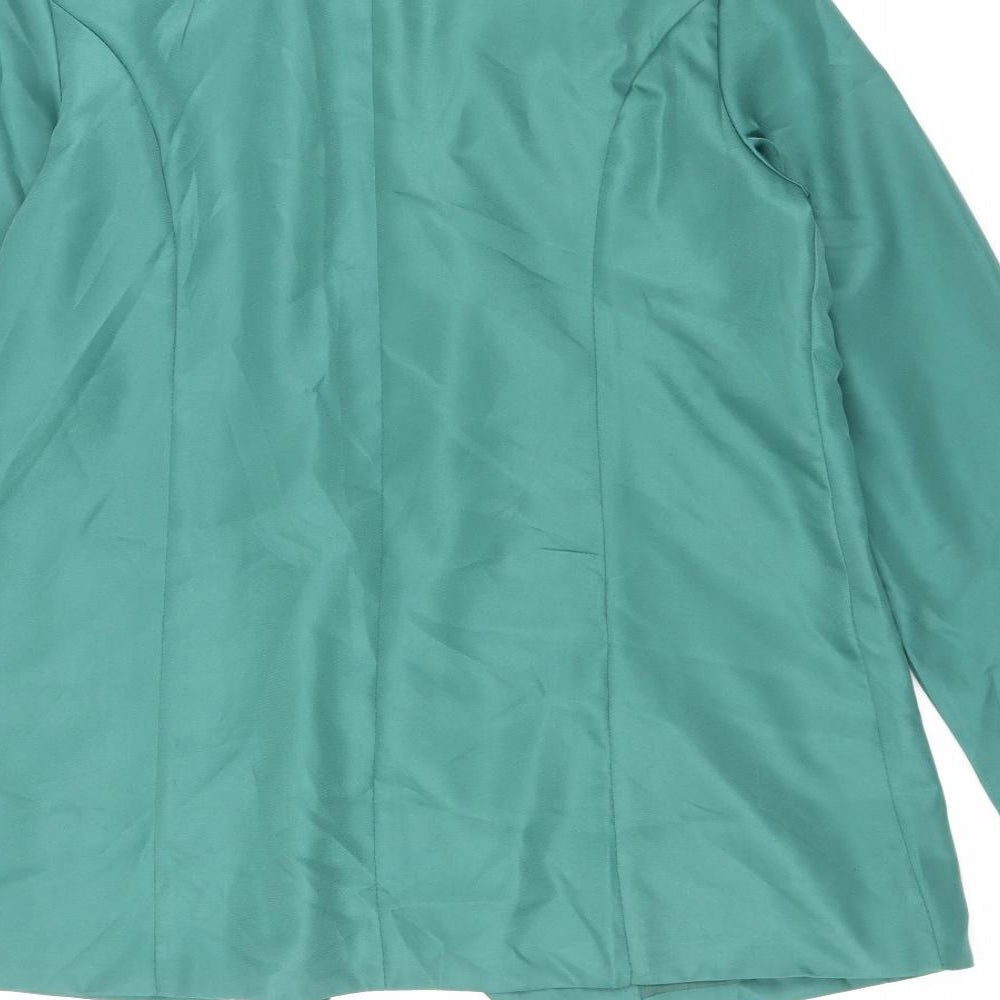 Preworn Womens Green Jacket Size XL Tie