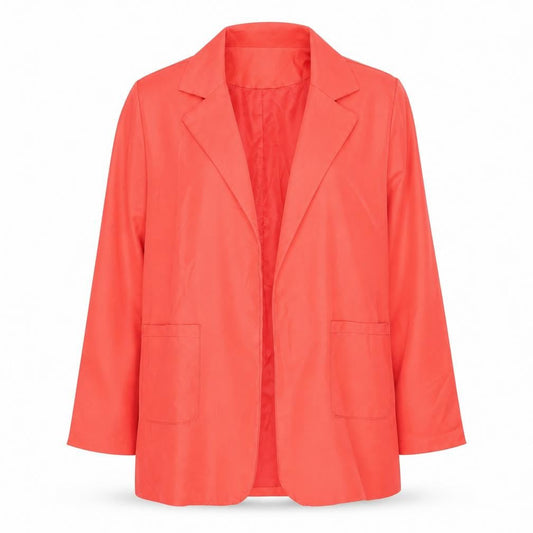 Preworn Womens Red Jacket Size XL Tie