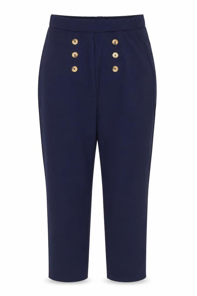 SheIn Womens Blue Polyester Trousers Size M L25 in Regular