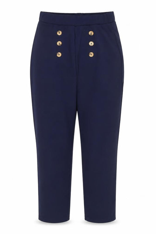 SheIn Womens Blue Polyester Trousers Size M L25 in Regular