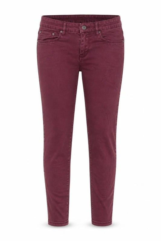 Forever 21 Womens Purple Cotton Skinny Jeans Size 27 in L27 in Regular Zip