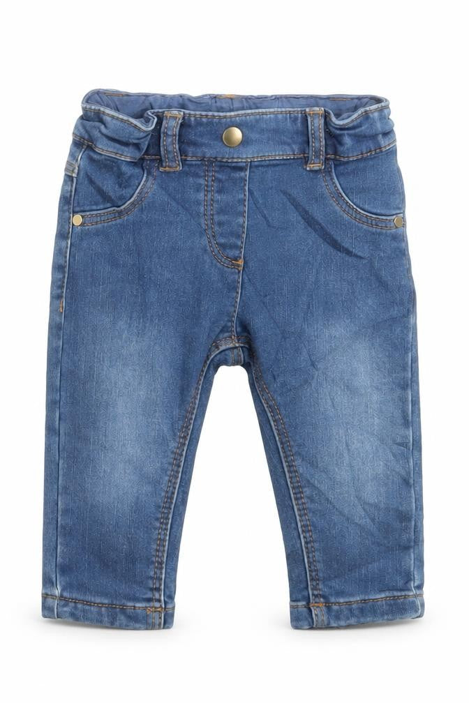 Marks & Spencer Girls Blue Coir Capri Jeans Size 3-6 Months Pullover