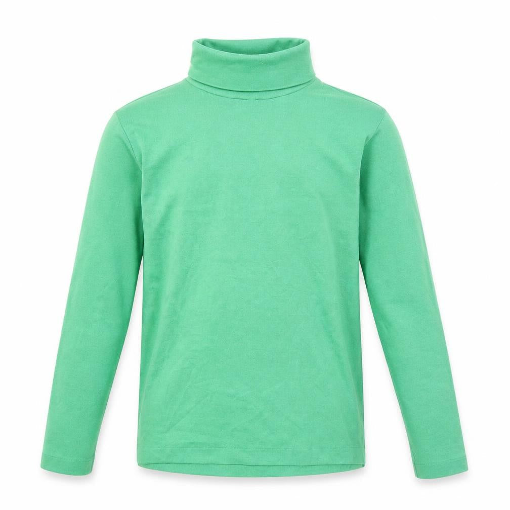 St Michael Girls Green Roll Neck Nylon Pullover Jumper Size 4 Years Pullover