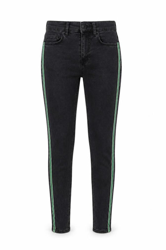 Marks & Spencer Womens Grey Cotton Skinny Jeans Size 8 L26 in Regular Zip