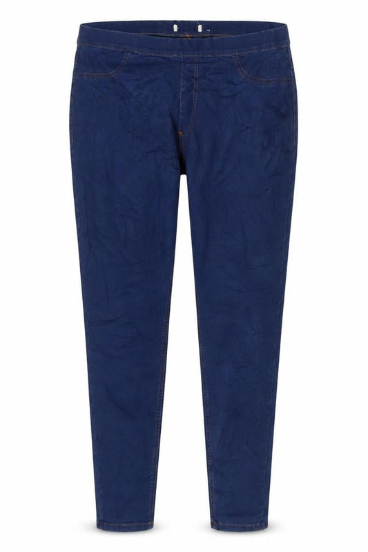 Preworn Womens Blue Polyester Jegging Jeans Size 39 in L28 in Regular