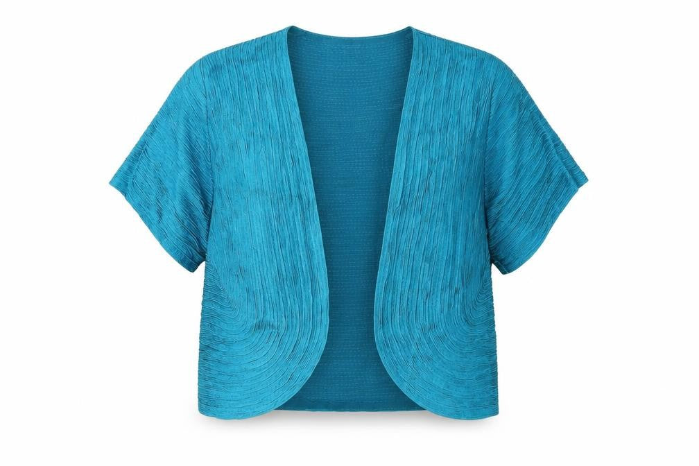 Klass Womens Blue V-Neck Polyester Cardigan Jumper Size L