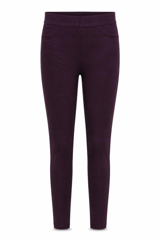 Marks & Spencer Womens Purple Cotton Jegging Jeans Size 6 L28 in Regular