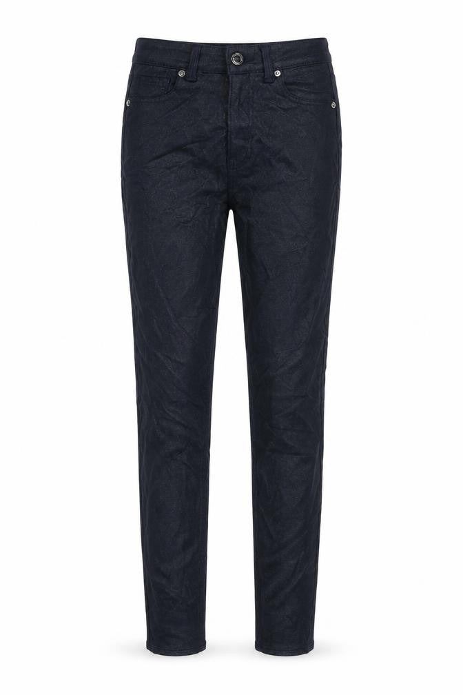 Marks & Spencer Womens Black Viscose Skinny Jeans Size 8 L28 in Regular Zip