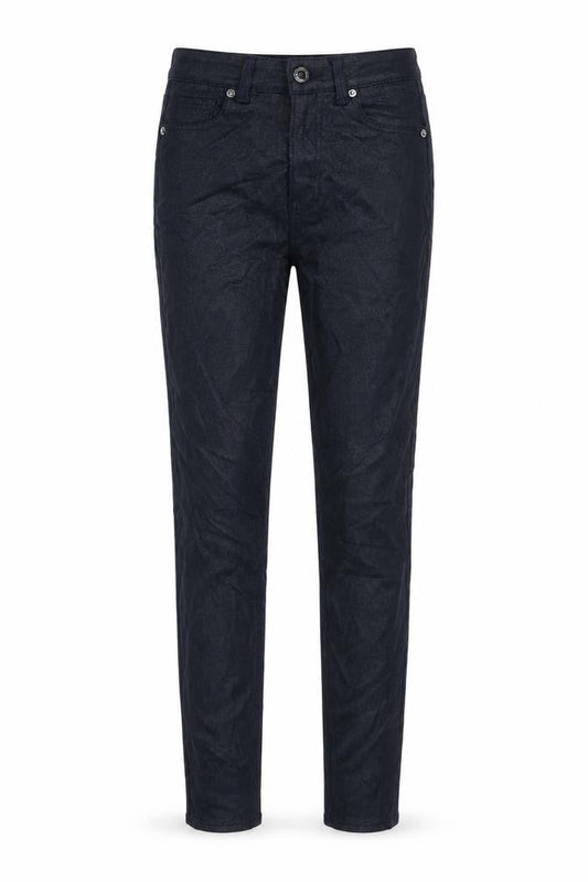 Marks & Spencer Womens Black Viscose Skinny Jeans Size 8 L28 in Regular Zip