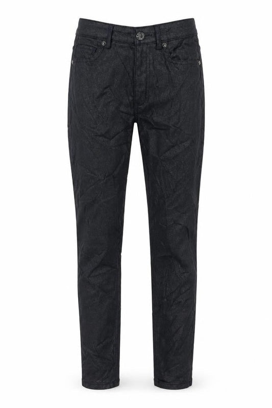 Marks & Spencer Womens Black Viscose Skinny Jeans Size 8 L27 in Regular Zip