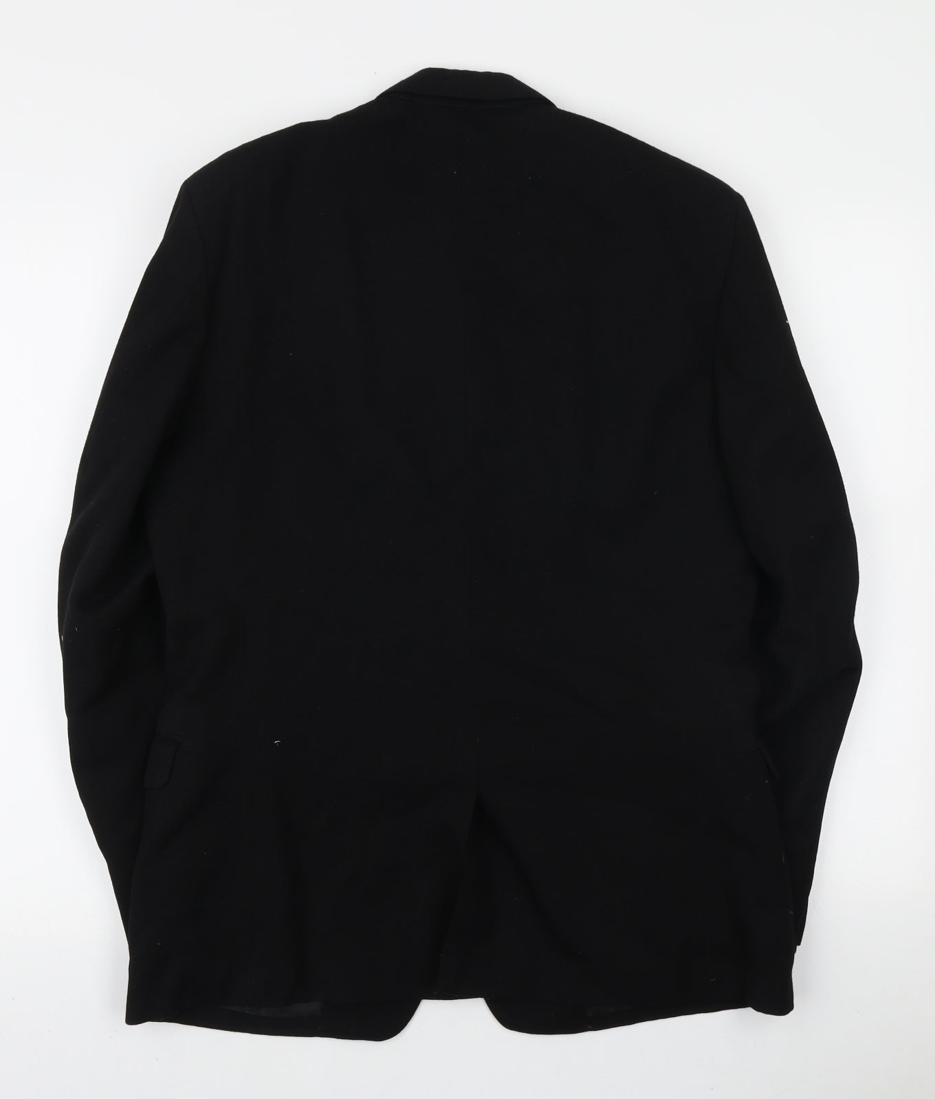Burton Tailoring Mens Black Polyester Jacket Blazer Size L