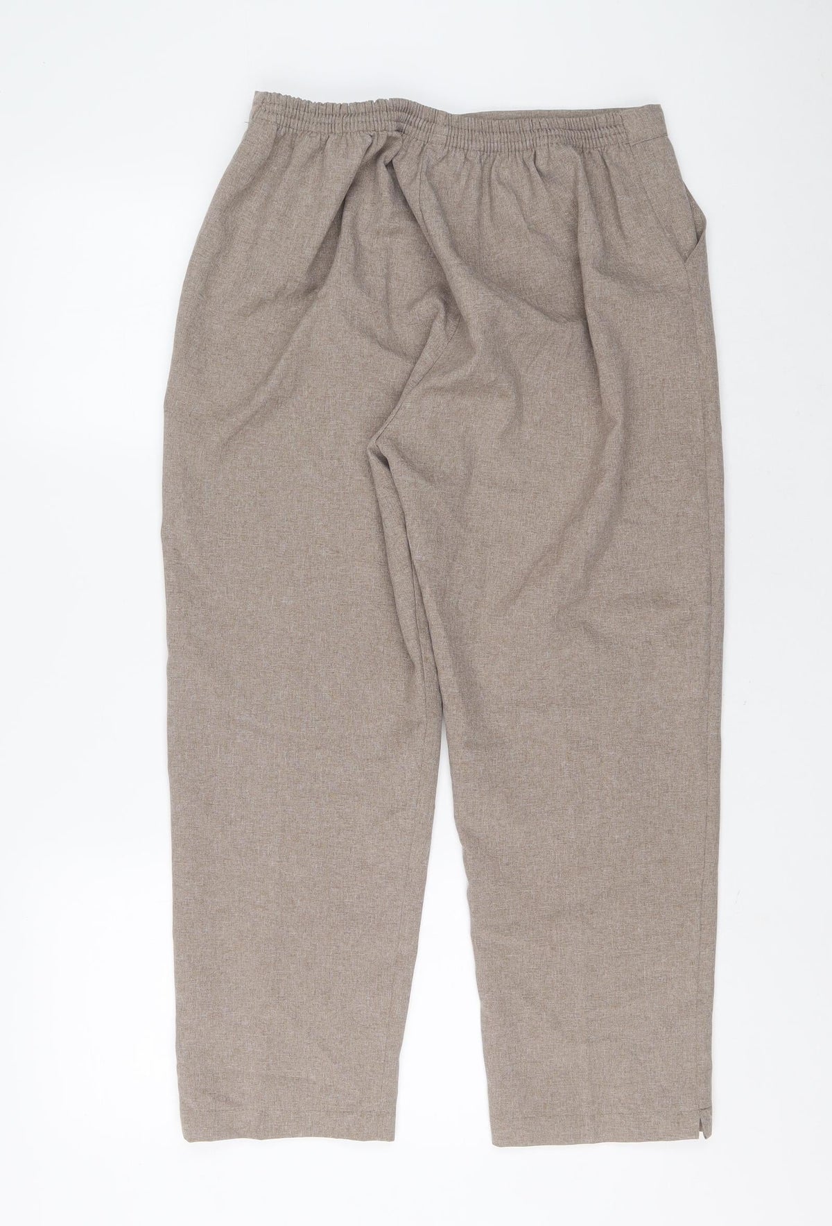 Preworn Womens Brown Carrot Trousers Size S L24 in Regular