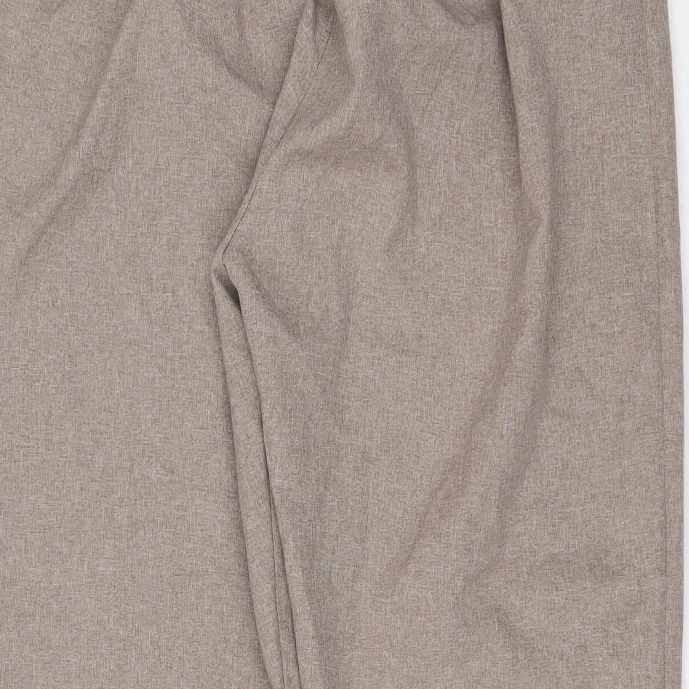 Preworn Womens Brown Carrot Trousers Size S L24 in Regular