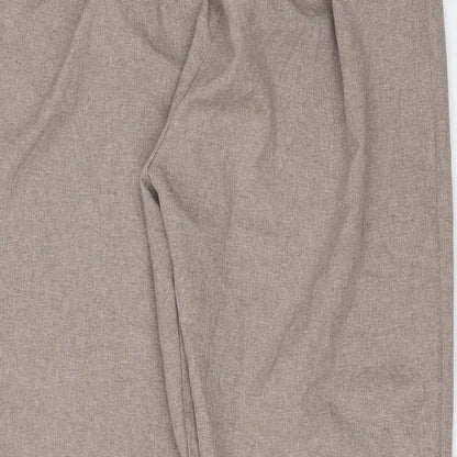 Preworn Womens Brown Carrot Trousers Size S L24 in Regular