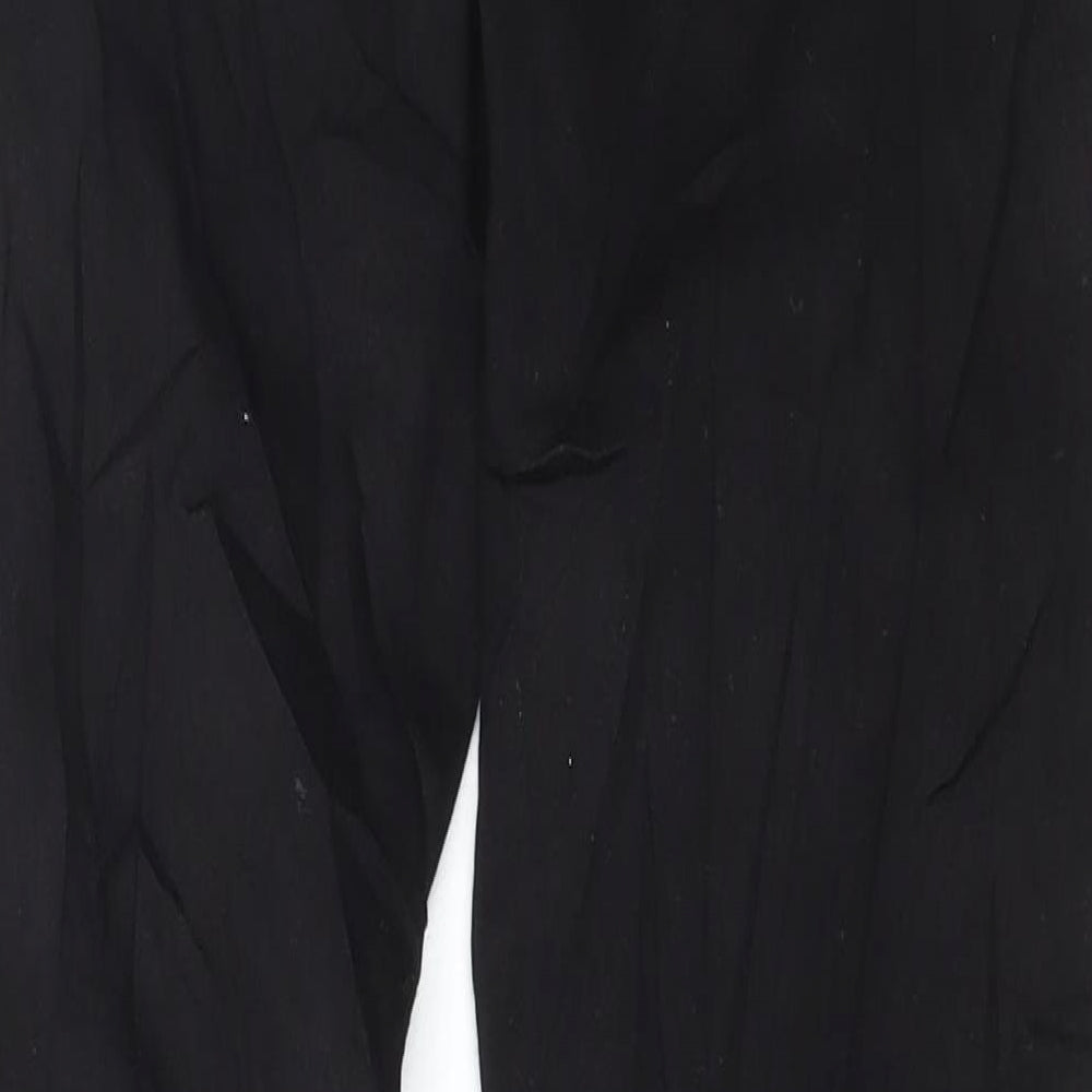 Marks and Spencer Womens Black Cotton Skinny Jeans Size 10 L30 in Regular Button