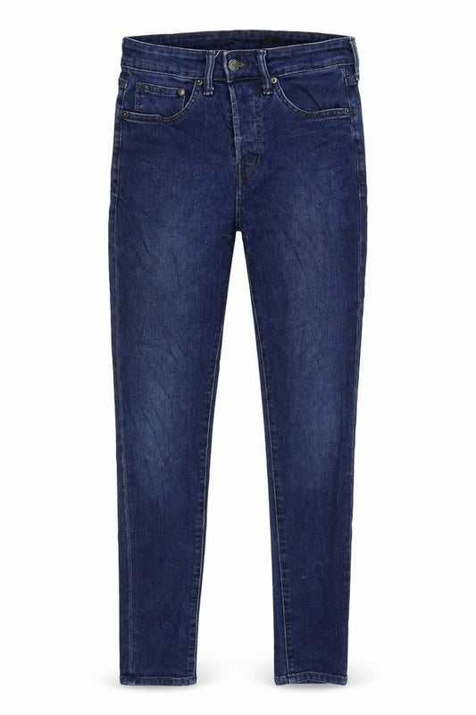 H&M Mens Blue Cotton Skinny Jeans Size 28 in L31 in Regular Button