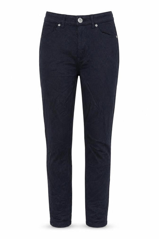Marks & Spencer Womens Blue Viscose Skinny Jeans Size 6 L28 in Regular Zip